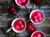 রোজ রসগোল্লা (Rose rosogolla recipe in Bengali)
