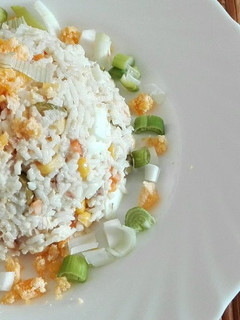 Una foto de Ensalada fría de arroz