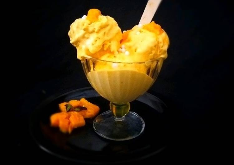Recipe of Award-winning Mango Ice Cream