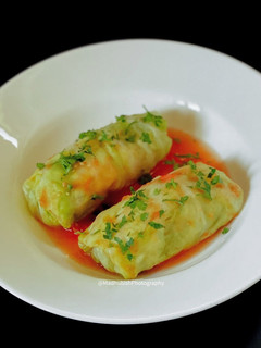 A picture of Cabbage Rolls.
