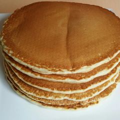 American pancakes A picture of American pancakes.