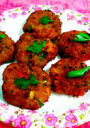 A picture of Vegetable tikki.