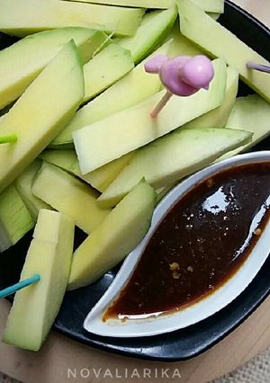 Foto resep Rujak Terasi Mangga