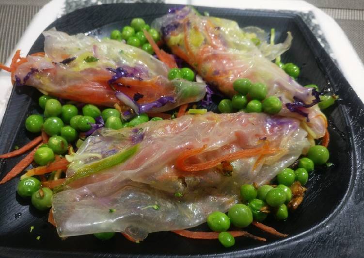 Recipe of Ultimate Rice paper stuffed with veggies