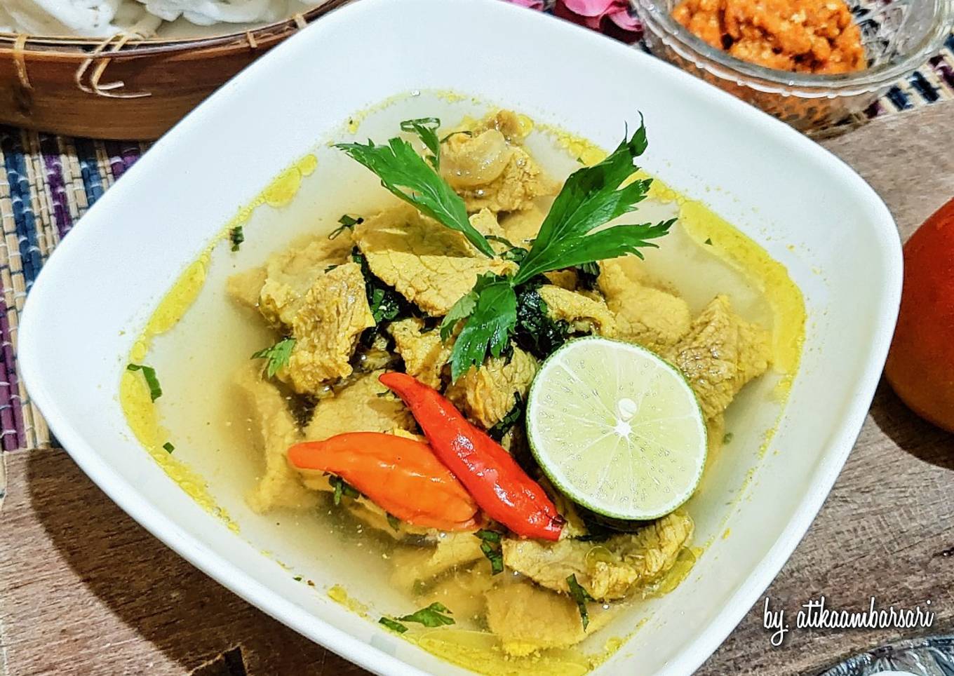 Resep Soto Sapi Kuah Bening | Madura, Menggugah Selera