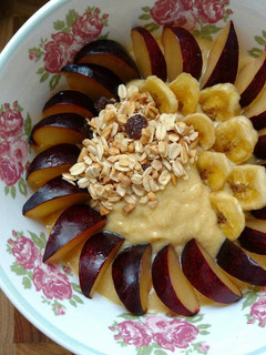 Una foto de Bol de frutas para desayuno o merienda
