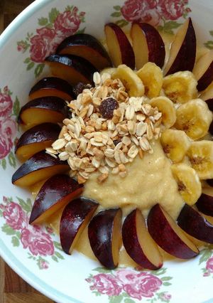 Una foto de Bol de frutas para desayuno o merienda
