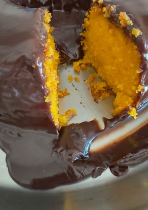 Foto de Bolo de cenoura com cobertura de chocolate