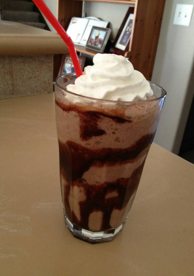 Una foto de Frappe de nutella