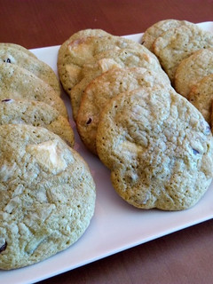 Una foto de Galletas de té matcha abizcochada