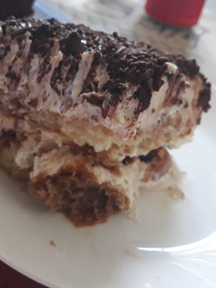 Una foto de Tiramisú {Fácil y sin huevo}