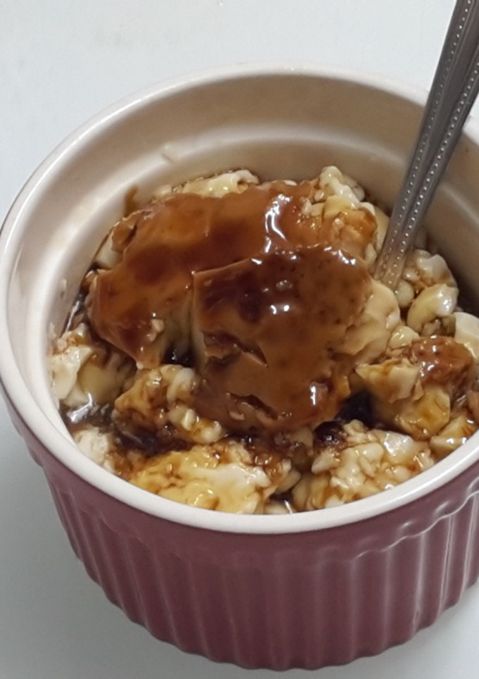 Una foto de Flan cuatro leches vegetales (en Thermomix)