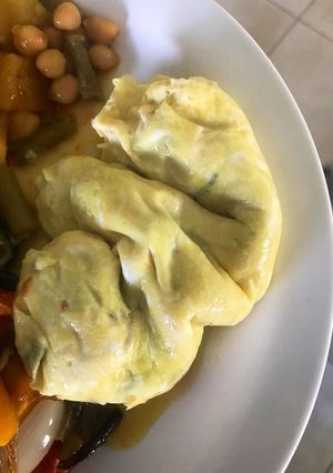 Una foto de Huevo estilo ponche c/ verduras