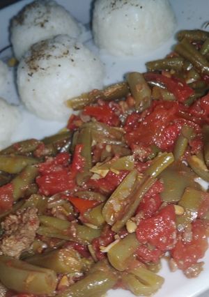 صورة لوصفة فاصوليا ورز