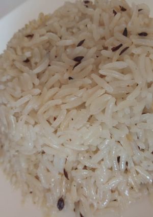 A picture of Cumin rice.