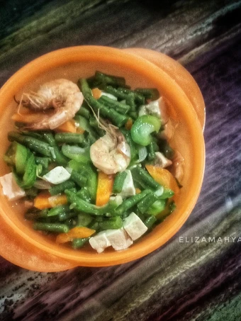 Cara Mudah Membuat Resep Tumis udang tahu campur sayuran yang Bikin Ngiler Anti Ribet, Uenak Banget