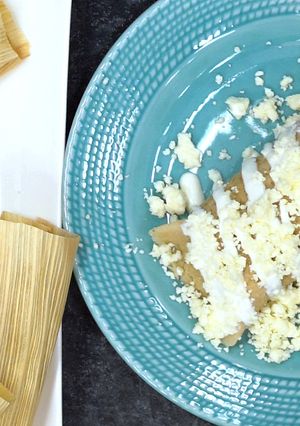 A picture of Cheese and Jalapeño Tamales.