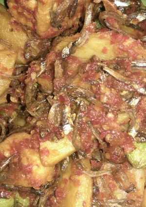 Foto resep Balado Teri Kentang