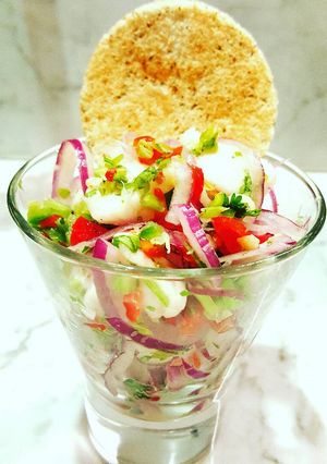 Una foto de Ceviche de mero