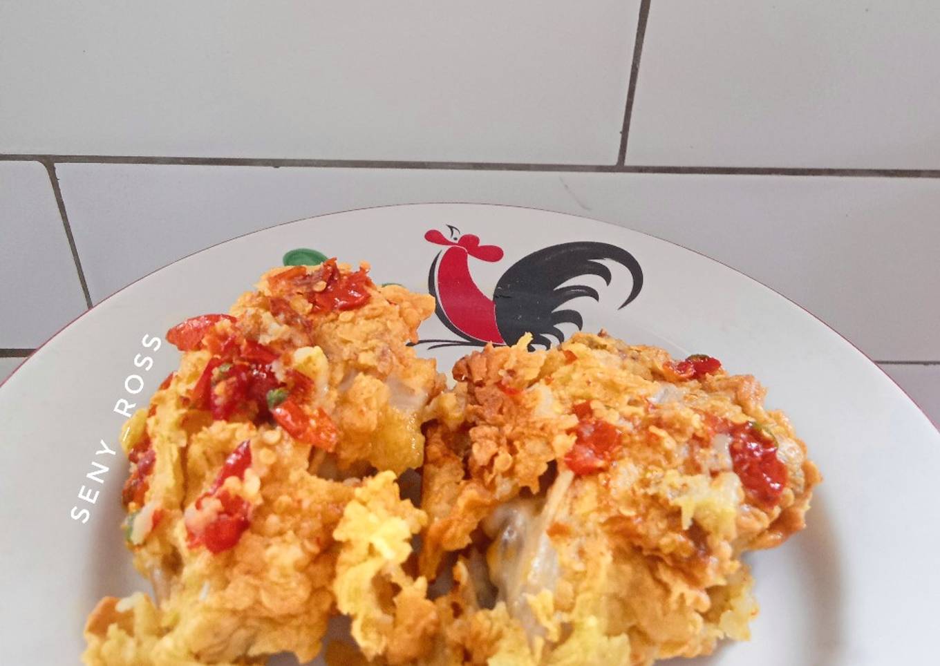 Resep Ayam geprek crispy (tepung ala korea) Anti Gagal