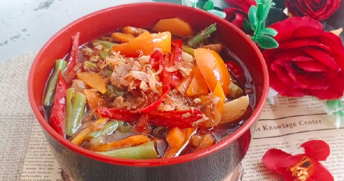 Resep 106. Asemasem daging sapi buncis wortel oleh Ida Apriliana Cookpad