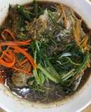 Cá song hấp xì dầu