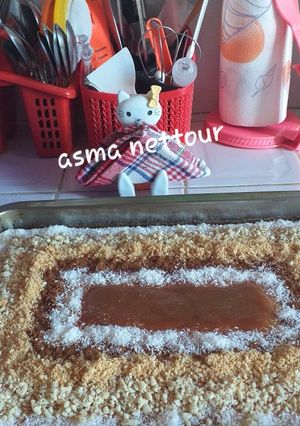 صورة لوصفة بسبوسة بالبرتقال رووووووعة المذاق 🍊