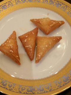 صورة لوصفة حلى السمبوسه بالقشطه