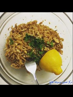 صورة لوصفة اندومي بالبيض