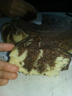 Una foto de Bizcochuelo marmolado