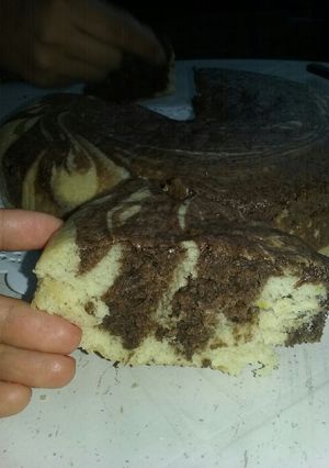 Una foto de Bizcochuelo marmolado