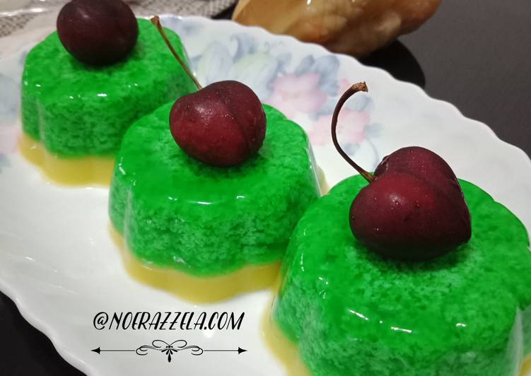Bahan Puding hijau lumut nutrisari #BikinRamadanBerkesan | Langkah Membuat Puding hijau lumut nutrisari #BikinRamadanBerkesan Yang Menggugah Selera