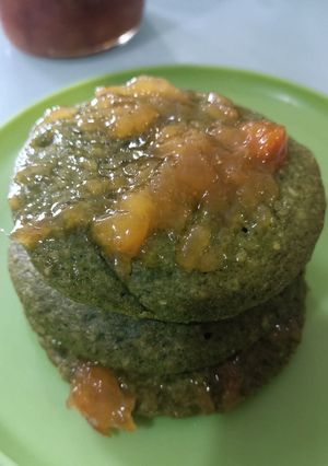 Una foto de Hotcakes de espinacas
