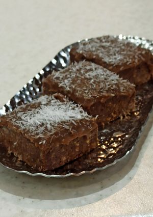 عکسی از دستور شیرینی آلمانی یخچالی
