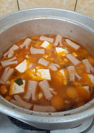 Foto resep Sup tomat sosis