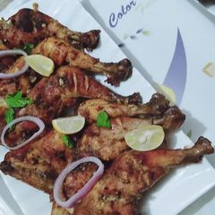 A picture of Tanduri chicken thighs🍗.