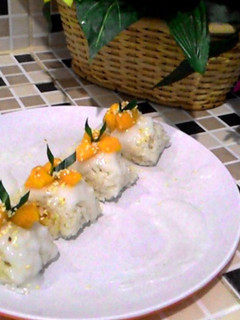 Foto resep Mango Sticky Rice Sushi