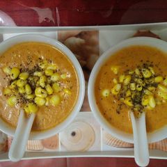 A picture of Roasted Vegetables Soup.