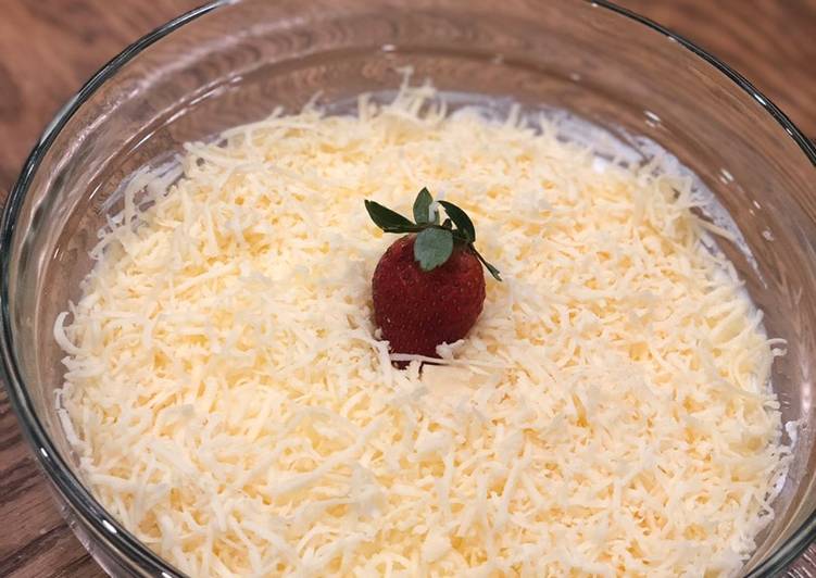 Bagaimana Menyiapkan Cheesecake strawberry keto no bake, Menggugah Selera