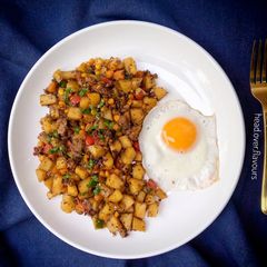 A picture of Sweet Potato Hash.