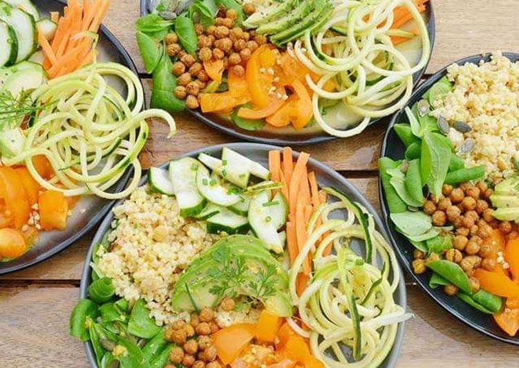 Comment Faire Des Buddha Bowl en bicolore