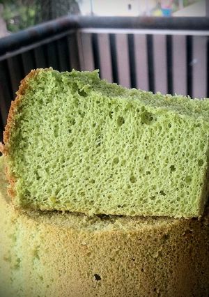Foto resep Chiffon Green Tea lembut dan fluffy