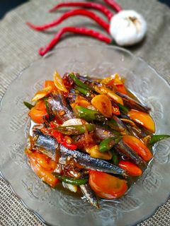 Foto resep Ikan Asin Tumis Cabe Hijau