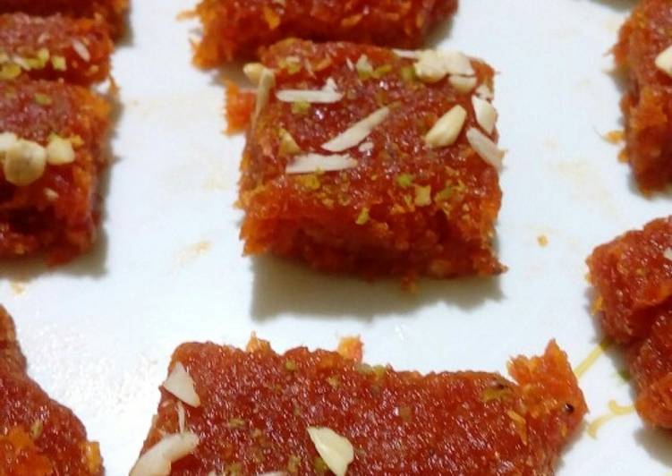 Simple Way to Prepare Super Quick Homemade Gajar Barfi