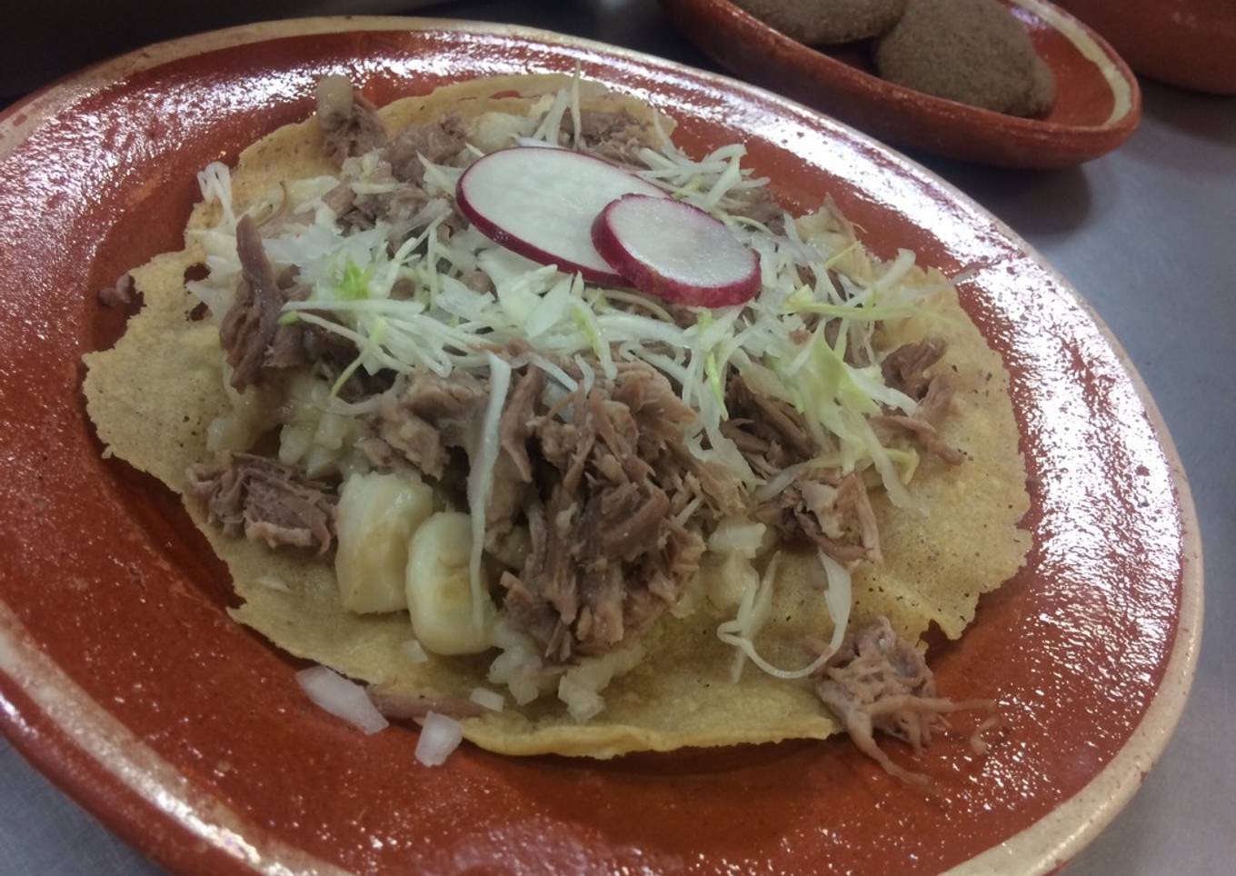 Pozole seco de Manzanillo (Colima)