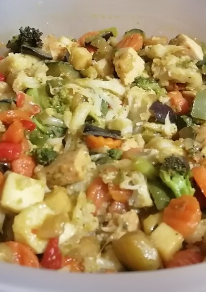 Una foto de Menestra de verduras airfryer