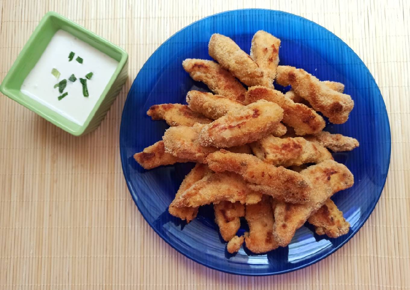 Fingers de pollo al horno