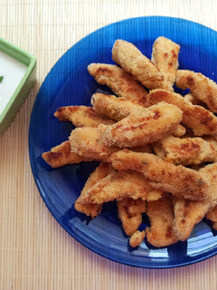 Una foto de Fingers de pollo al horno