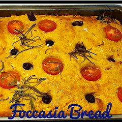 Focaccia bread A picture of Focaccia bread.