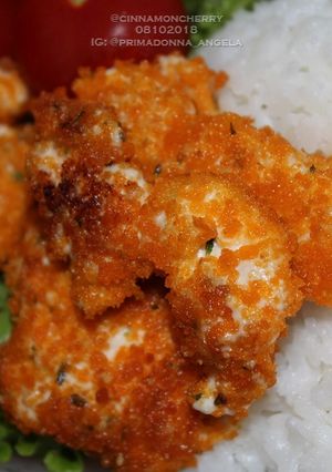 A picture of Pan-Fried Chicken Pieces with Mayonnaise.